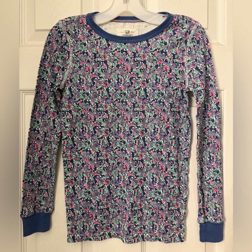 CREWCUTS girls pajama floral pajama top